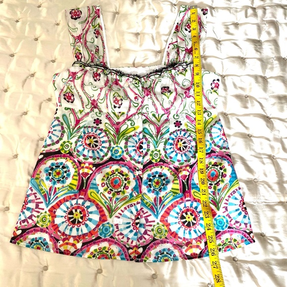 Nanette Lepore Button Up Floral Camisole - Picture 10 of 12